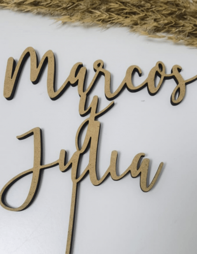 topper tarta boda personalizado
