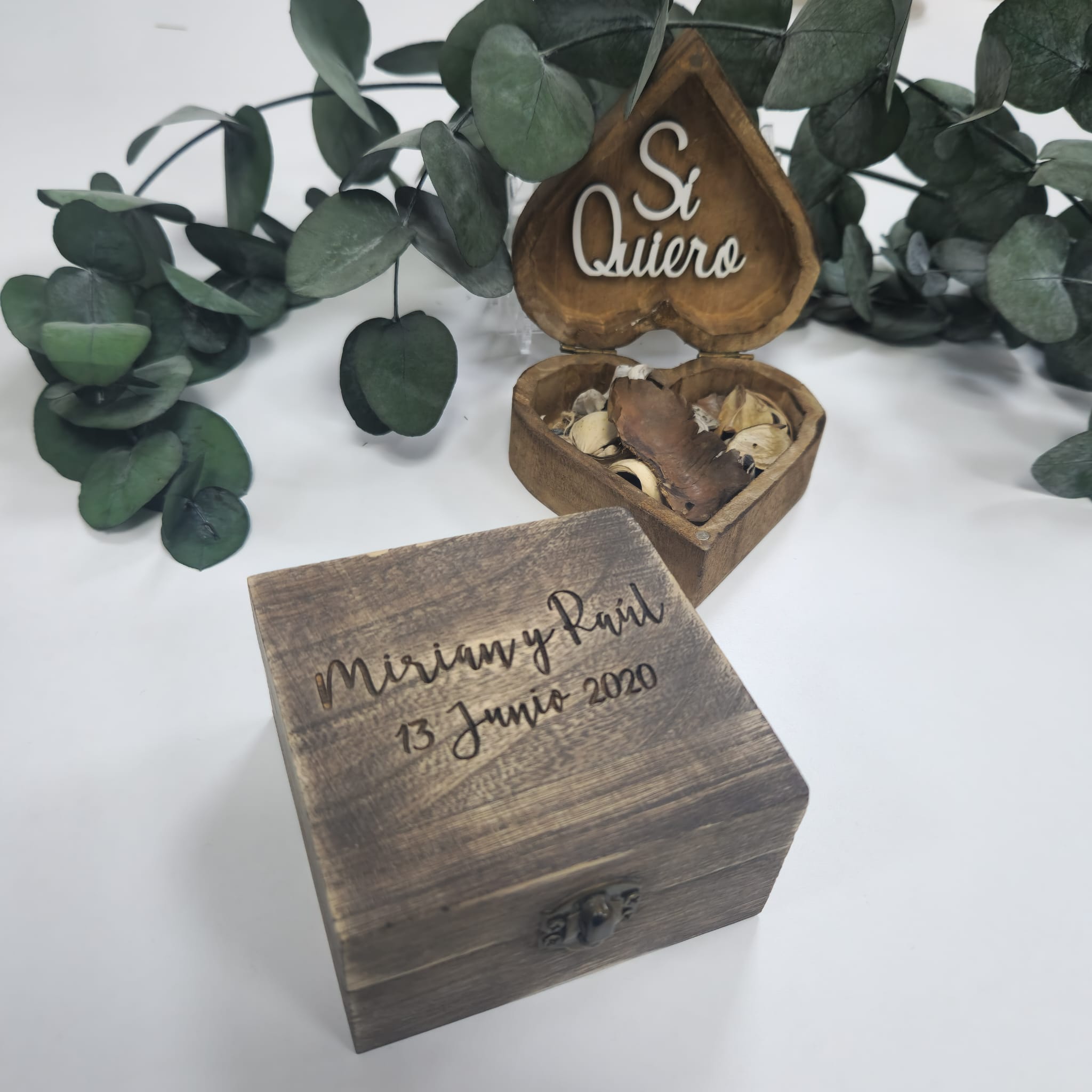 caja de madera para anillos de boda caja de madera para anillos de boda