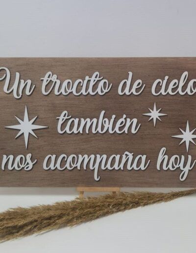 CARTEL DE BODA TROCITO DE CIELO HORIZONTAL