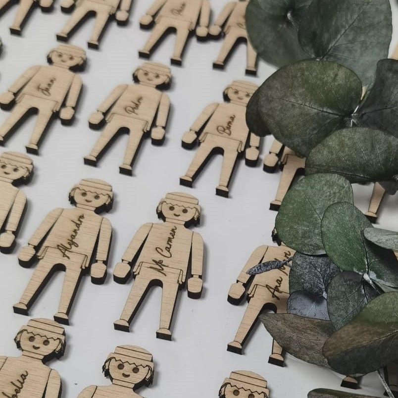 MARCASITIOS PLAYMOVIL MADERA REGALO INVITADOS BODA