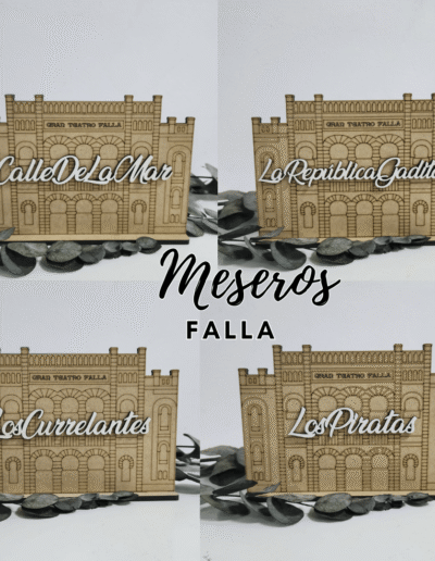 MESEROS TEMATICOS CARNAVALES TEATRO FALLA