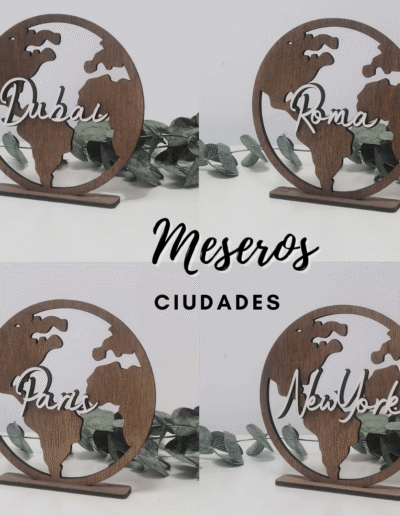 MESEROS TEMATICOS VIAJE