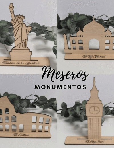 meseros de madera ciudades y monumentos