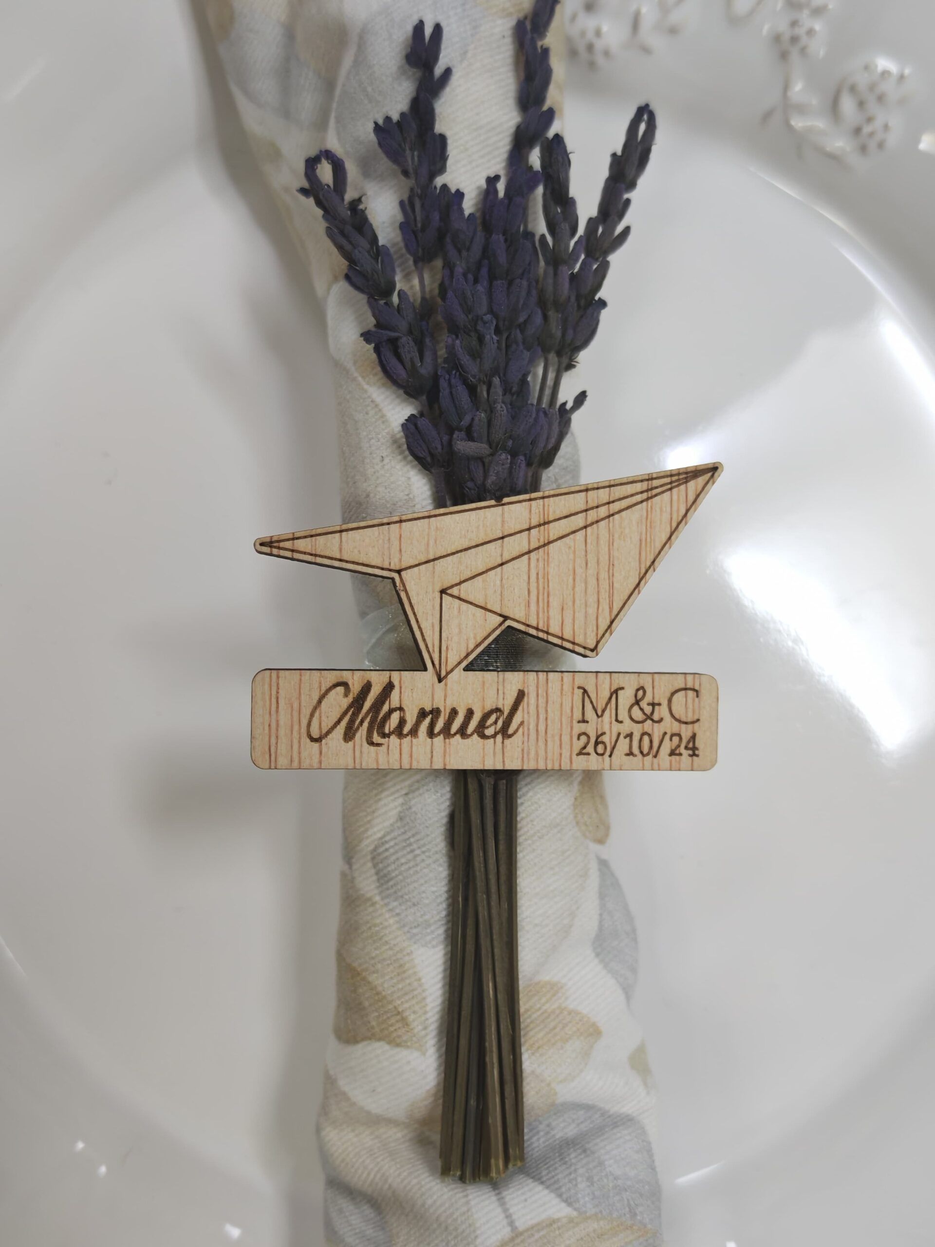 REGALOS BODA PARA INVITADOS MARCASITIOS MADERA VIRGEN DEL ROCIO HUELVA