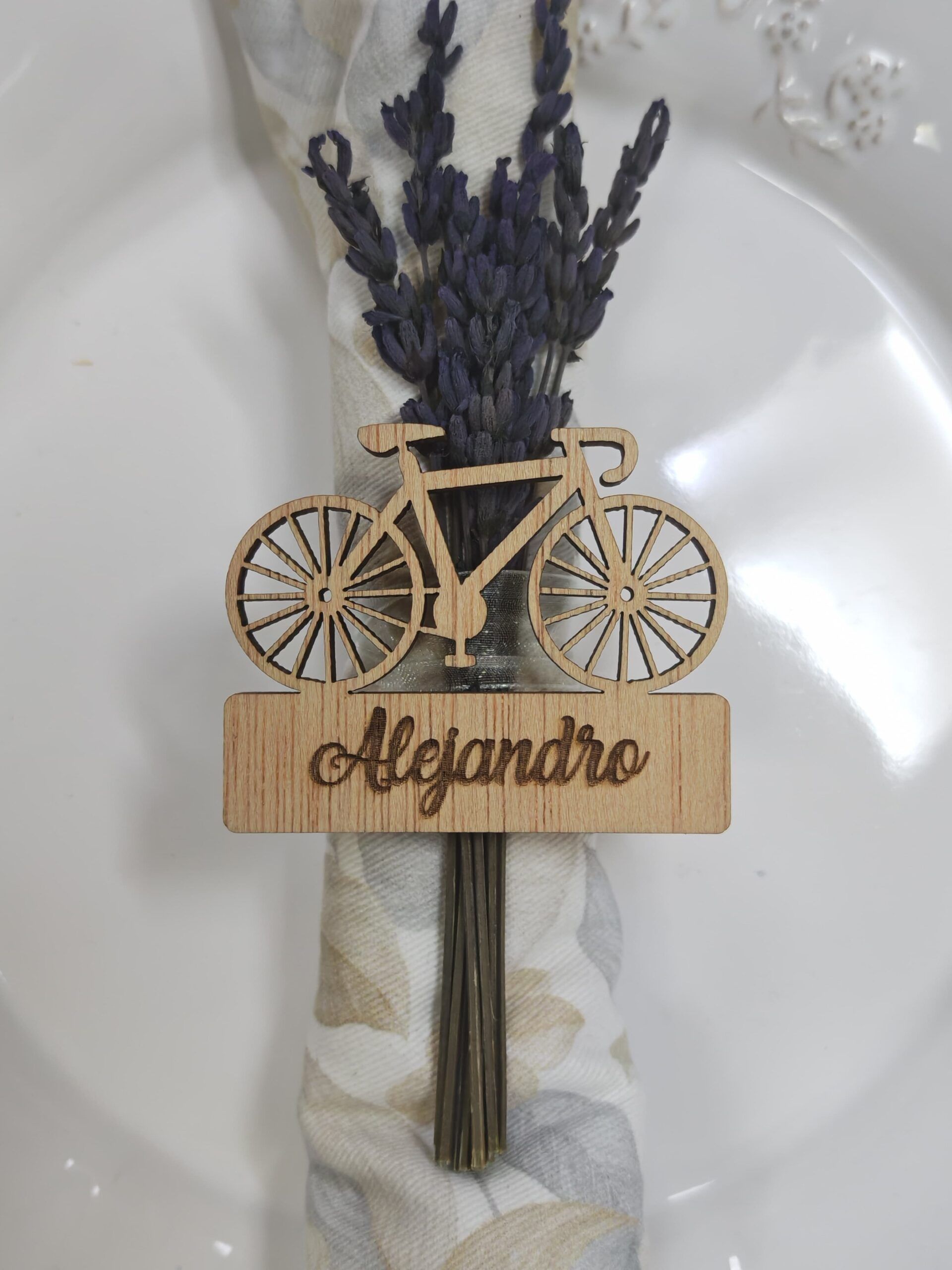 REGALOS BODA PARA INVITADOS MARCASITIOS MADERA BICICLETA MARCASITIOS MADERA BICICLETA