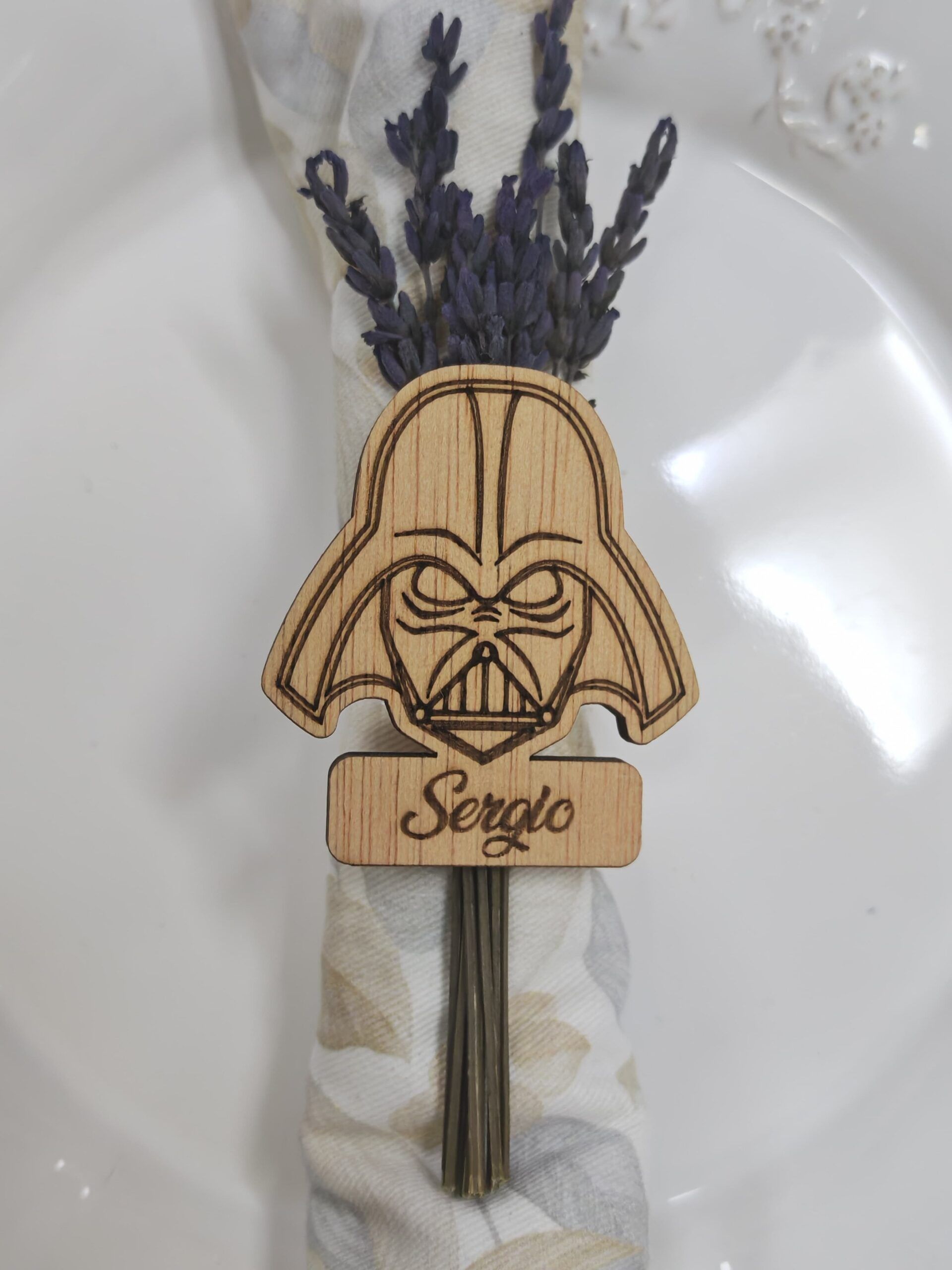 REGALOS BODA PARA INVITADOS MARCASITIOS MADERA DARTH VADER STAR WARS MARCASITIOS MADERA DARTH VADER STAR WARS