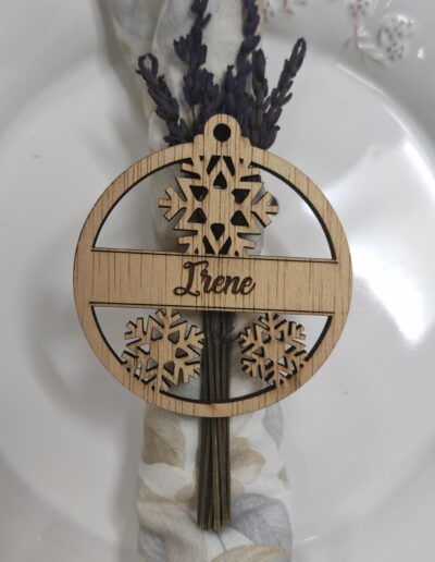 REGALOS BODA PARA INVITADOS MARCASITIOS MADERA NAVIDEÑO BOLA DE NAVIDAD COPO DE NIEVE